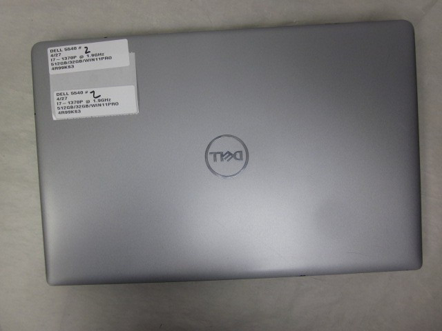 Dell Latitude 5540 I7-1370P @ 1.9GHz 512GB 32GB WIN11PRO TOUCH MX550 WNTY 4/27 2