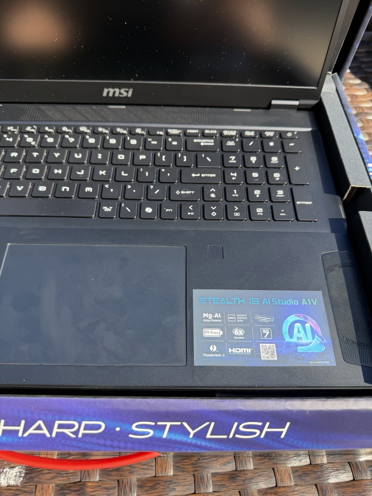 MSI Stealth AI 18 18″ Core Ultra 9 2.5GHz 32GB RAM 1TB SSD GeForce RTX 4080