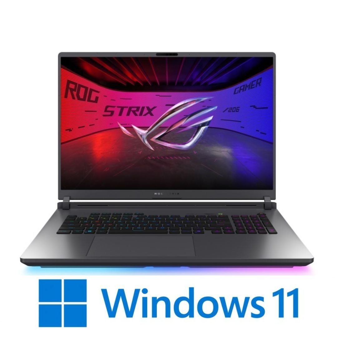ASUS ROG Strix SCAR ULTRA 9 275HX 18″2.5K SSD 2T 64GB W11H BLACK RTX5080-16GB 3Y