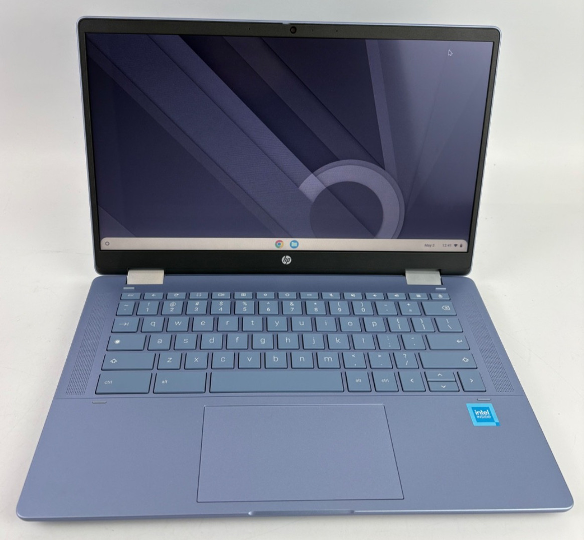 HP Chromebook x360 14b-cd0602ds – Sky Blue *Read Description*