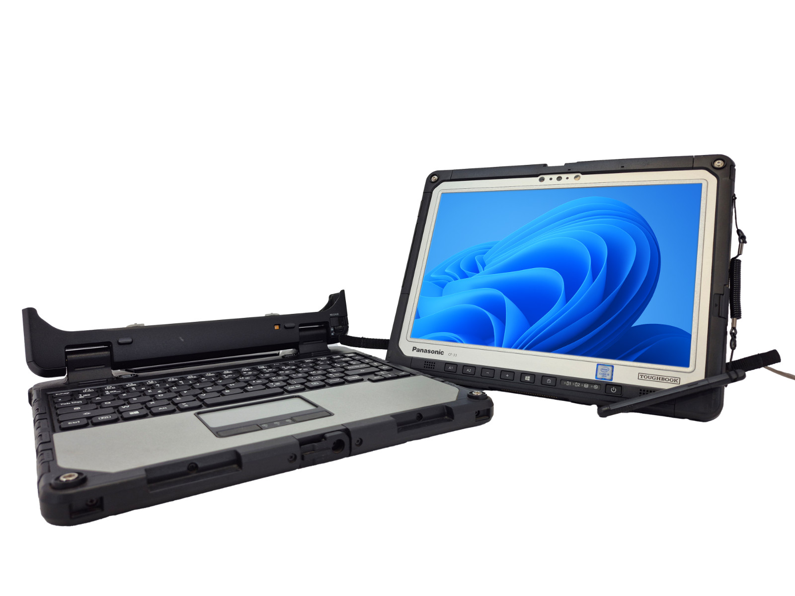 Panasonic Toughbook CF-33 MK1 IntelCore i5-7th 256GB SSD 8GB RAM + Hand Strap