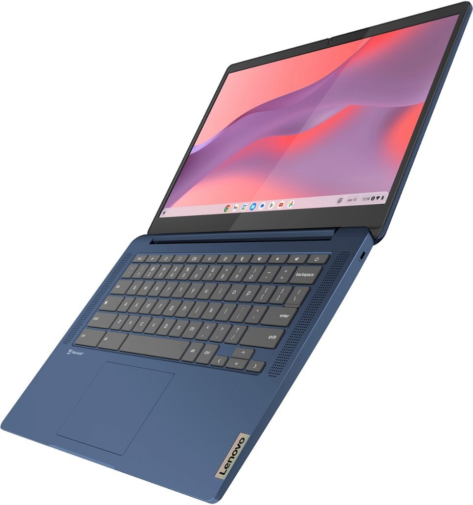 Lenovo Slim 3 14″Touch Laptop,MediaTek Kompanio 520, 4GB RAM, 128GB eMMC US
