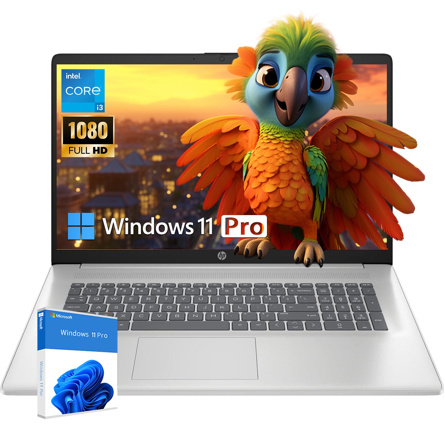 2026 HP Laptop 17.3″ 60 Hz HD+ Intel i3 UP TO 32GB RAM,2TB SSD Win 11 Pro