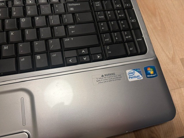 HP G60 630US – FOR PARTS – BOOTS TO BIOS – INTEL PENTIUM T4400 – 3GB RAM