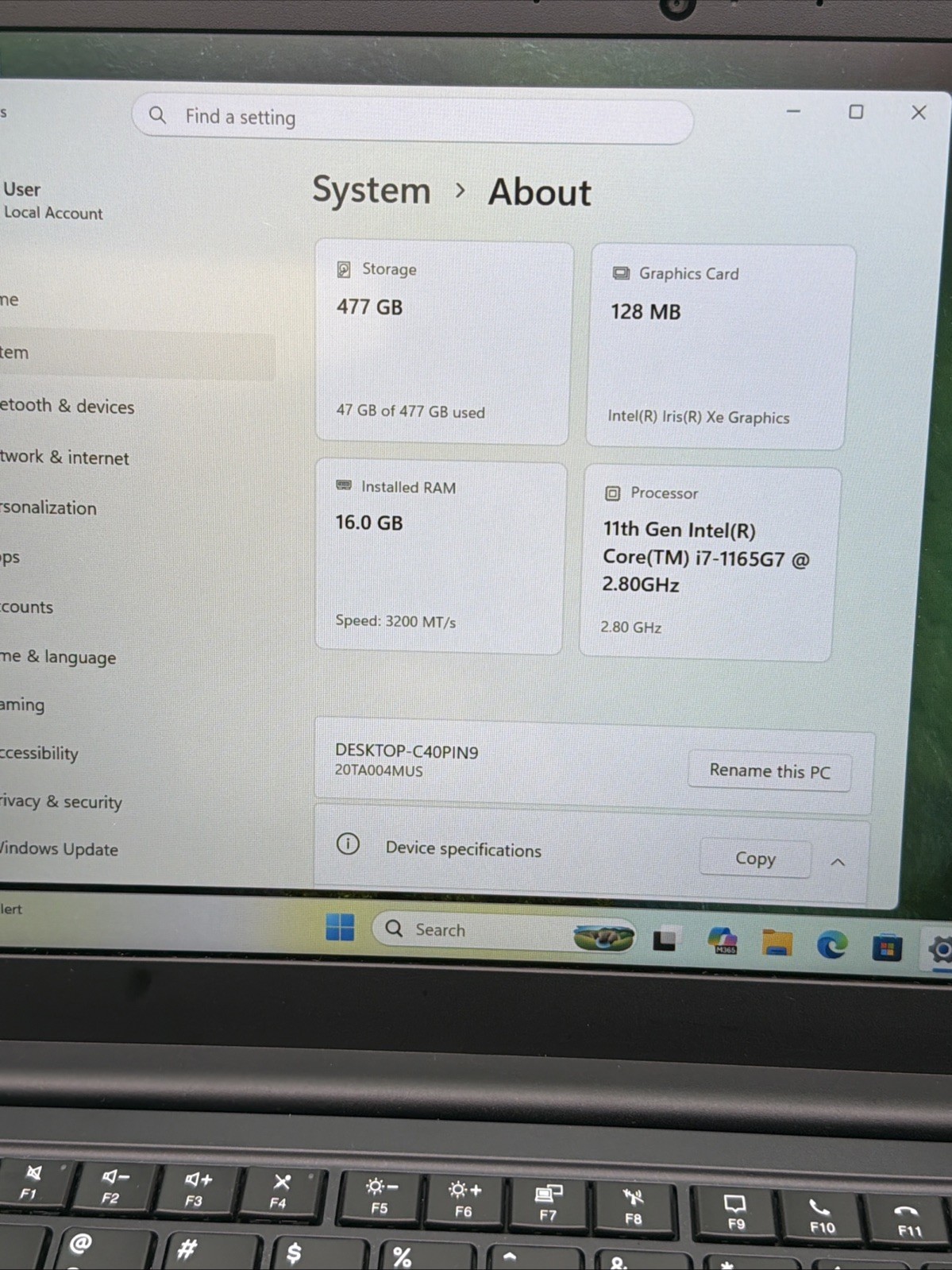 Lenovo ThinkPad E14 Gen 2 14″ FHD Touch i7-1165G7 16GB RAM 512GB SSD Win 11 Pro
