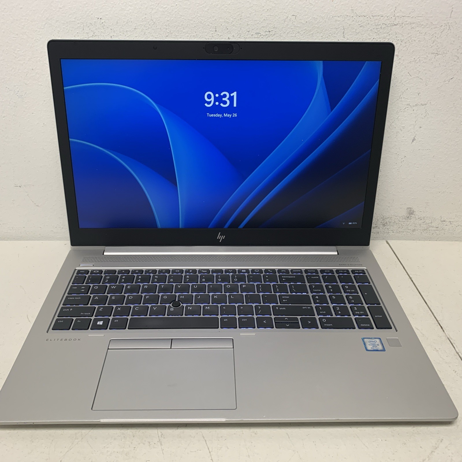 HP EliteBook 850 G5 15.6″ i5-8350U 1.7GHz 8GB RAM 256GB SSD Wind 11 Pro
