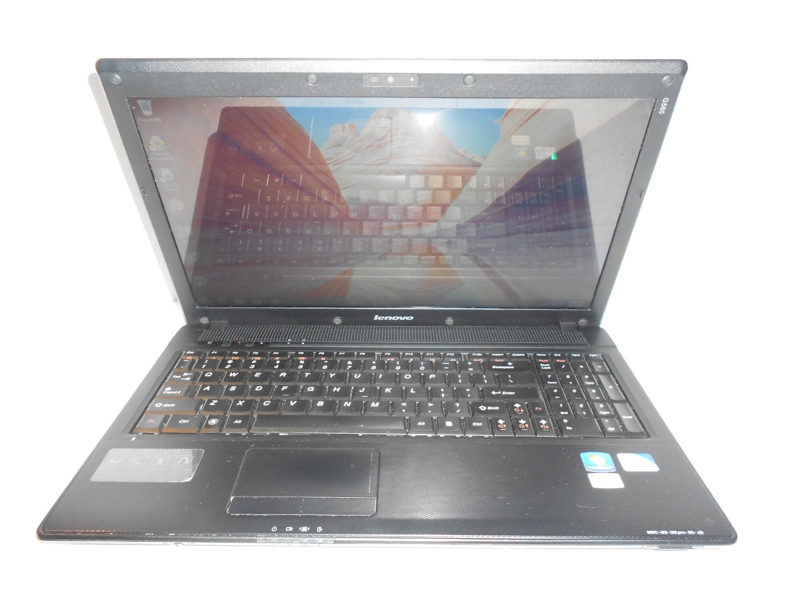 LENOVO G560 15.6 WEBCAM P6100 2.0GHz 3GB RAM 250GB HDD WINDOWS 7 OFFICE 13