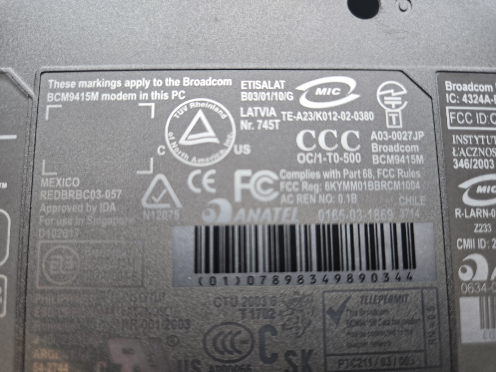 Dell Inspiron 5160 laptop No AC Adaptor – For Parts or repair