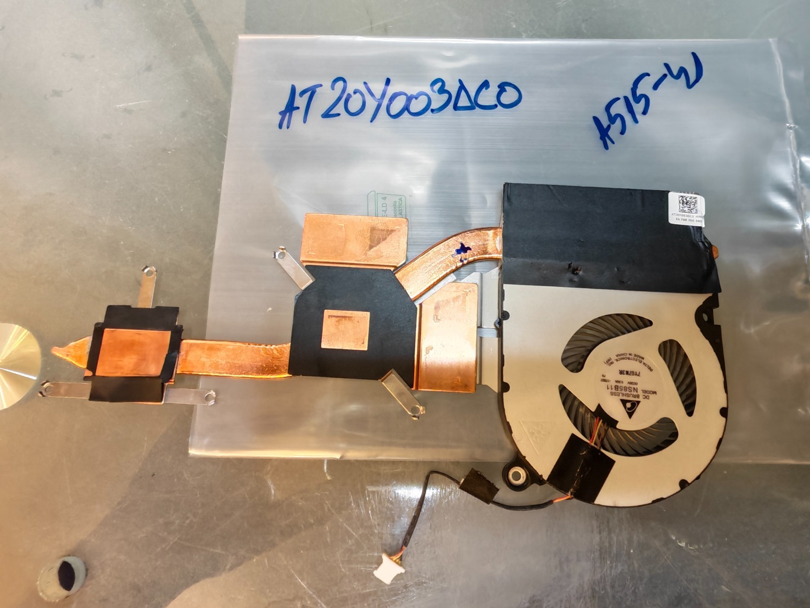 ACER A515-41 A515-51 HEATSINK FAN AT20Y003DC0 #