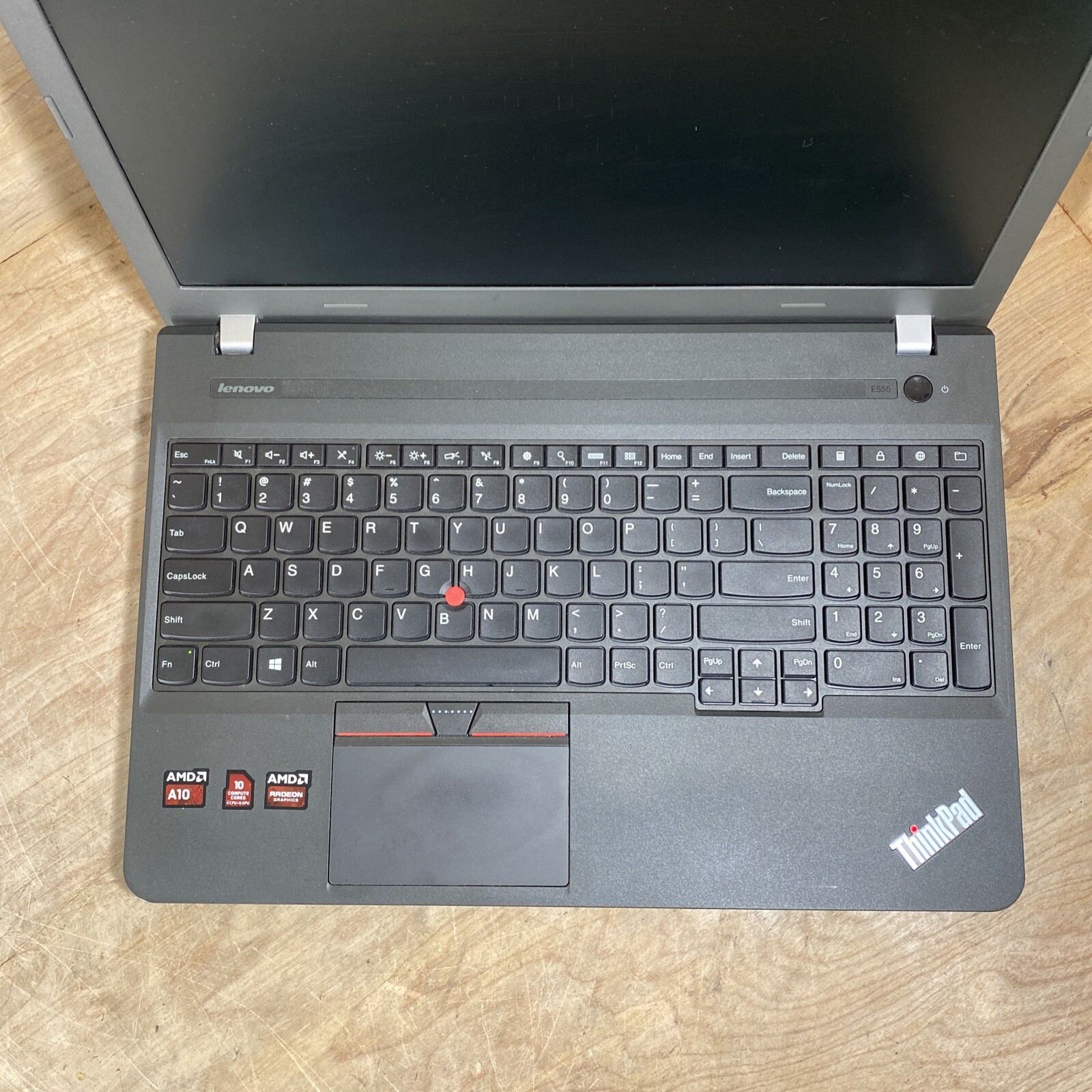 Lenovo ThinkPad E555 15.6″ NO SSD / NO RAM / Screen Good for Parts READ