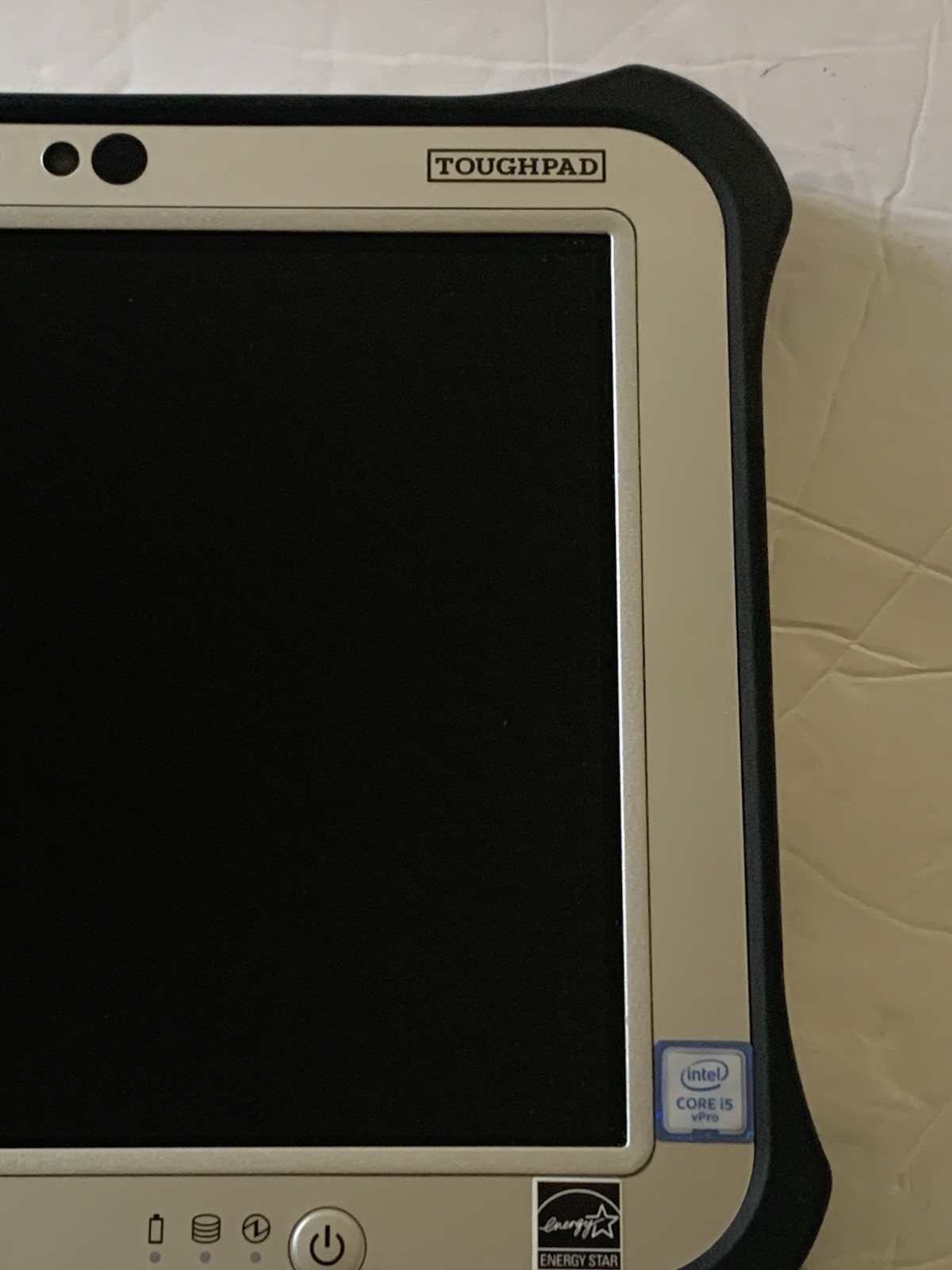 Panasonic Toughpad 256gb SSD FZ-G1 i5-5300 2.3GHz 8GB W11 Strap ~890 HOURS