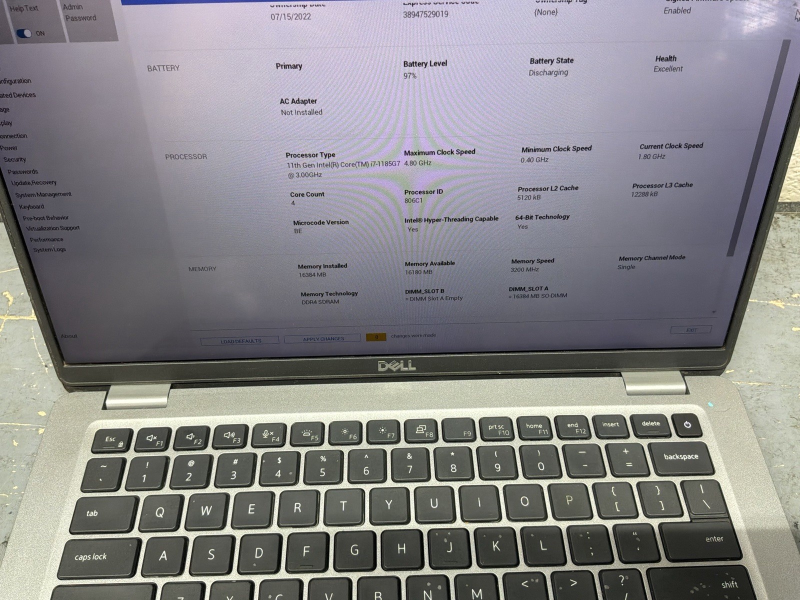 Dell Latitude 5420 Laptop 3GHz i7-1185G7 16GB 256GB SSD – Touchscreen WIN11P