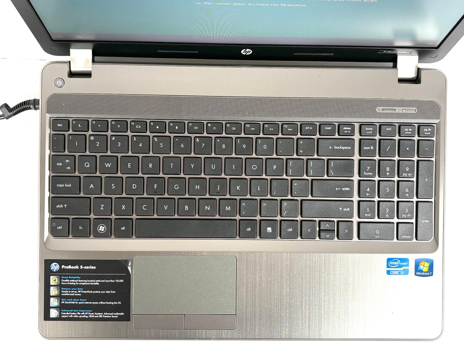 HP ProBook 4530s 15.6″ HD 2.2GHz i3 4GB RAM 500GB HDD Windows 10