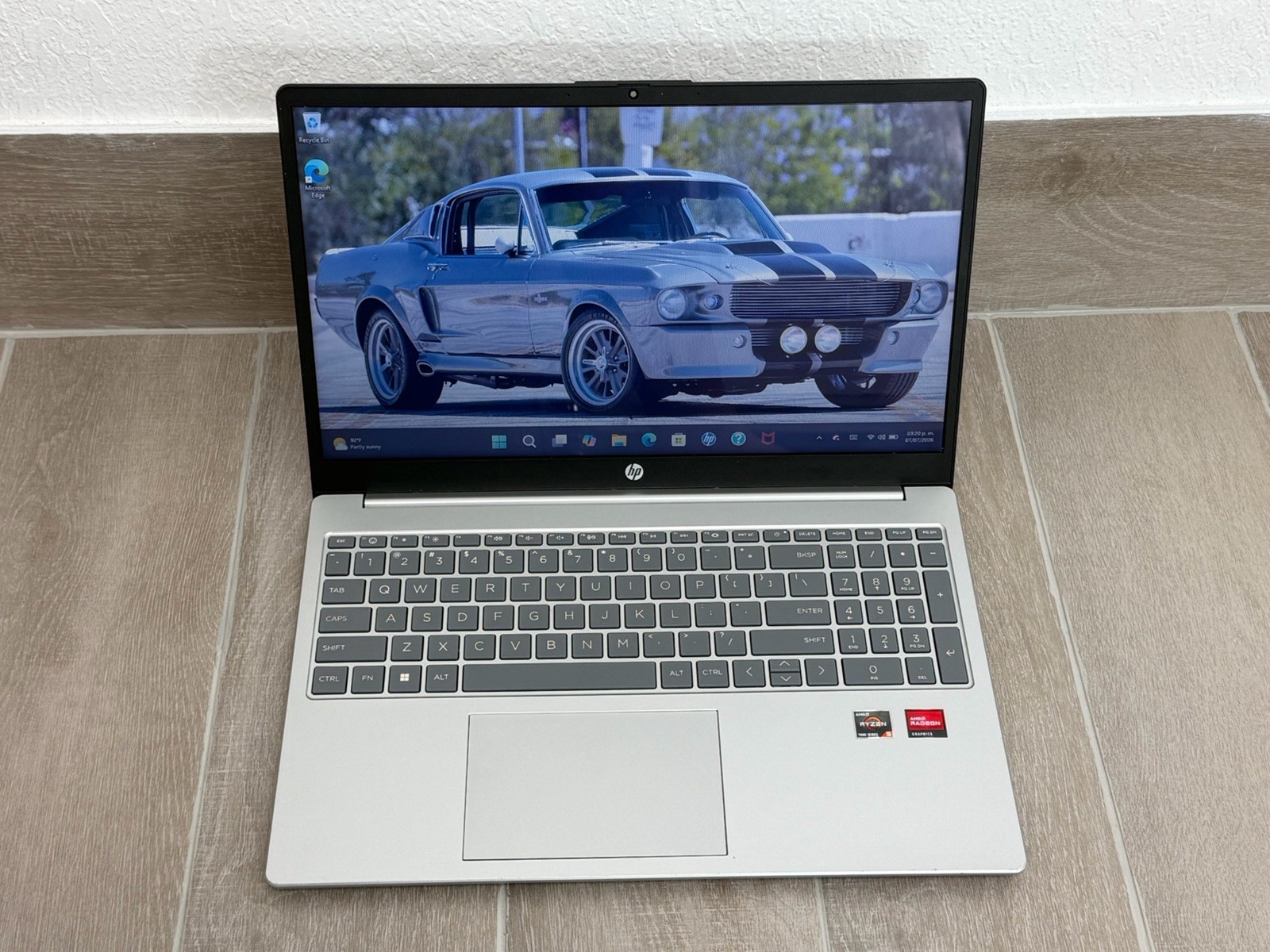 HP 15-fc0046nr 15.6” Touch Laptop Ryzen 5 7520U 8GB RAM 256GB NVMe SSD Win-11