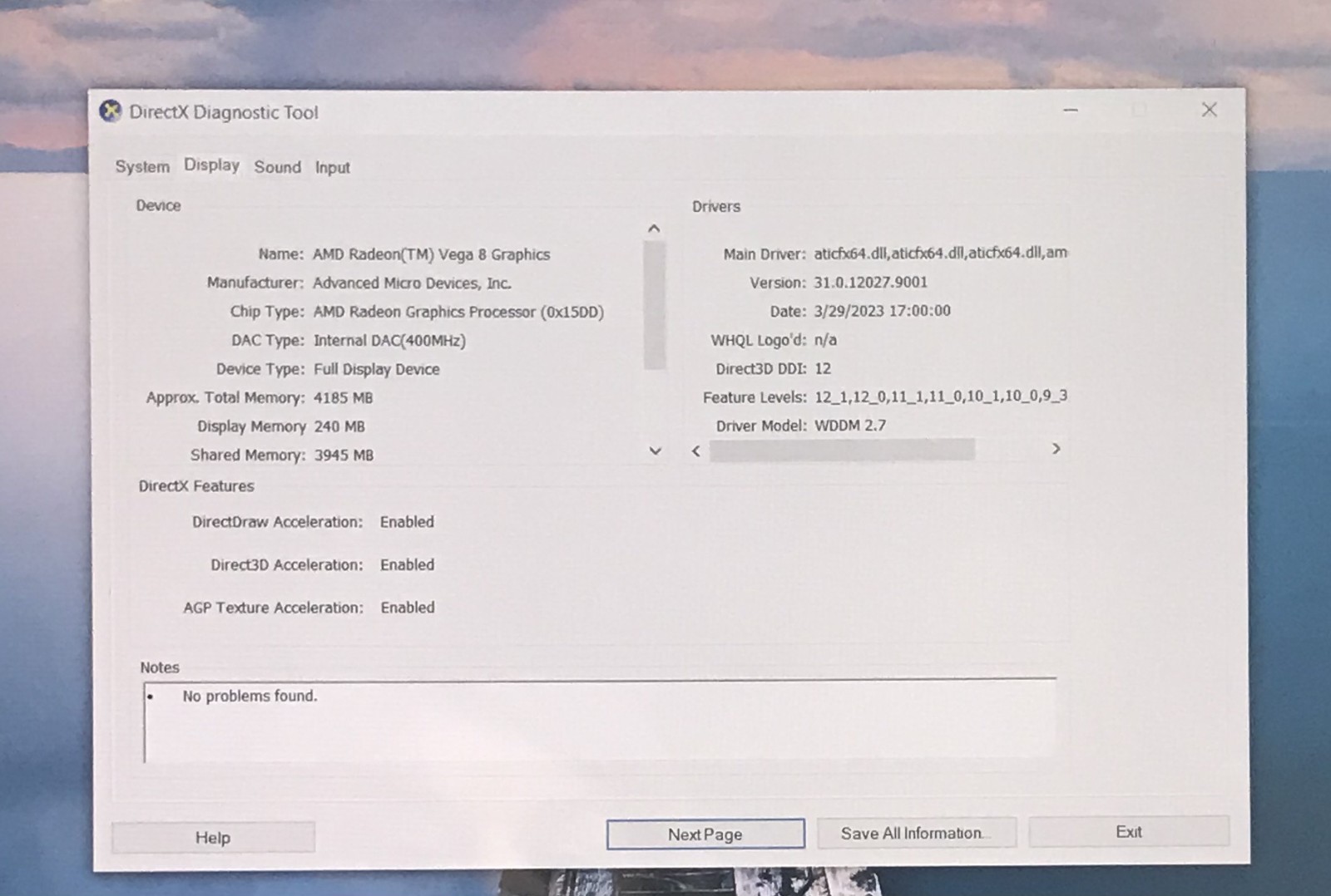 HP ENVY X360 CONVERTIBLE AMD RYZEN 5 2500U@2.00GHz 8GB 256GB TOUCH W10P *READ