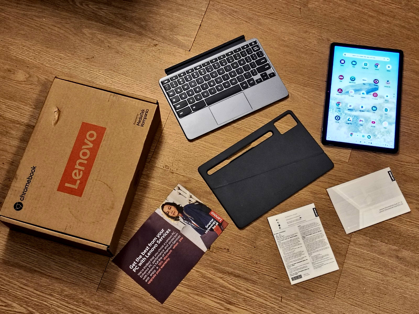 Lenovo – Duet 2-in-1 Chromebook 11″ 2K LCD Touchscreen Laptop