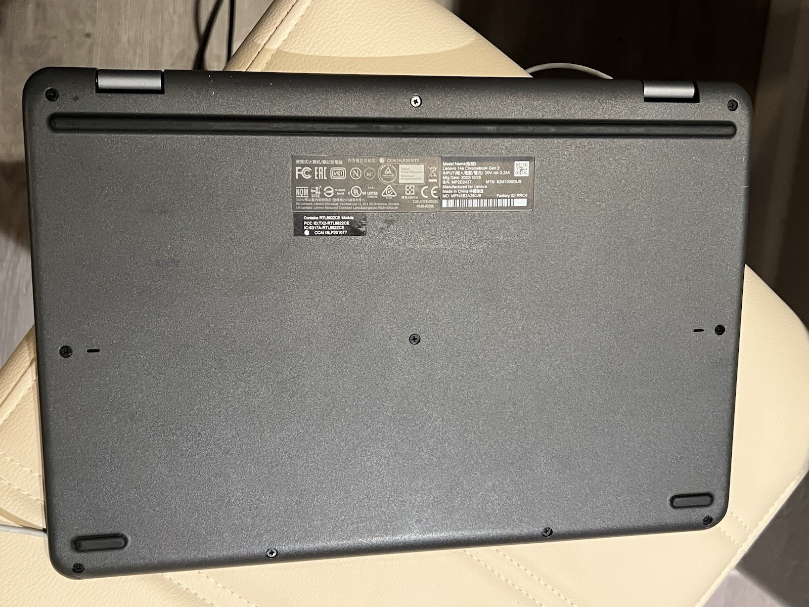 Lenovo 14e Chromebook Gen 2 14″ Touchscreen 4GB RAM, 32GB Please Read