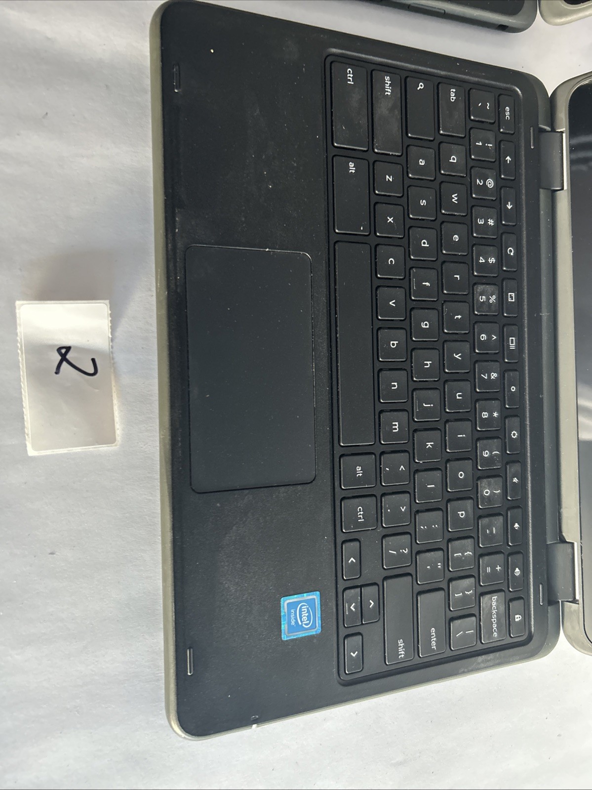 2 Dell Chromebook 3189 For Parts: Screen, Keyboard, Motherboard & More