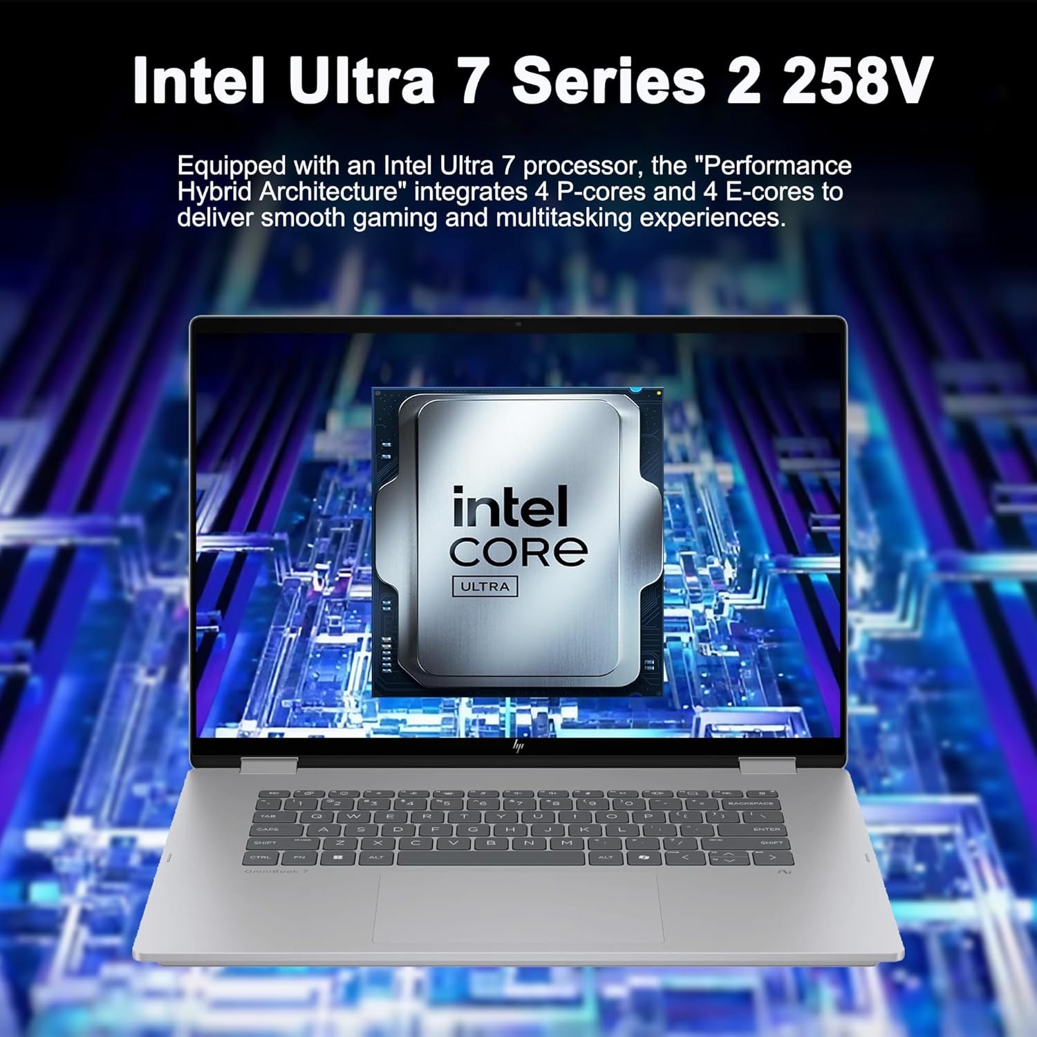2025 HP OmniBook 7 2-in-1 Laptop,16″ 3k OLED Touch,U7-258V,UpTo 32GB 4TB SSD