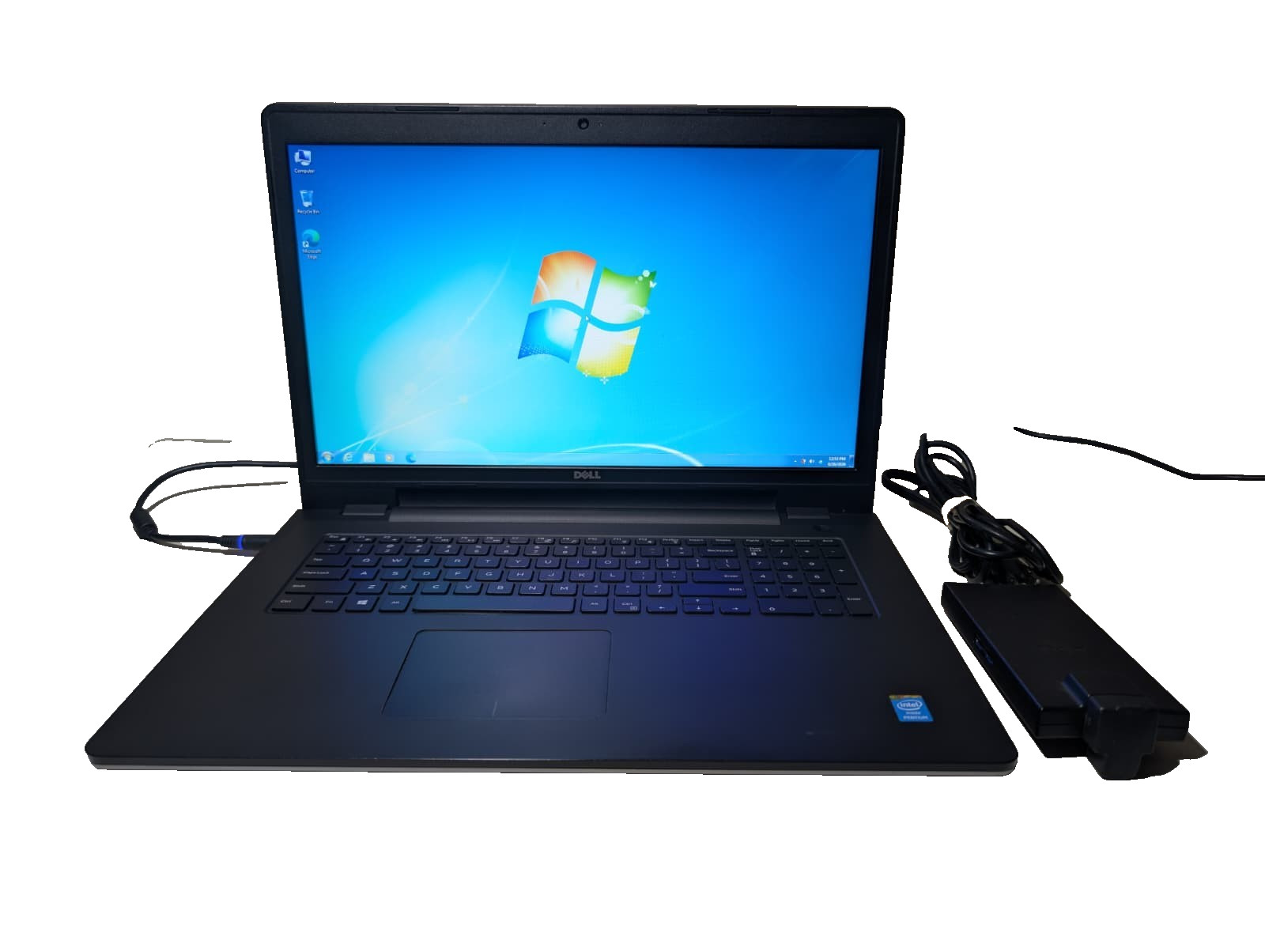 17″ Dell Inspiron 5748 | Pentium 3558U 8GB RAM 256GB SSD | HD+ Win 7 Pro DVD+RW
