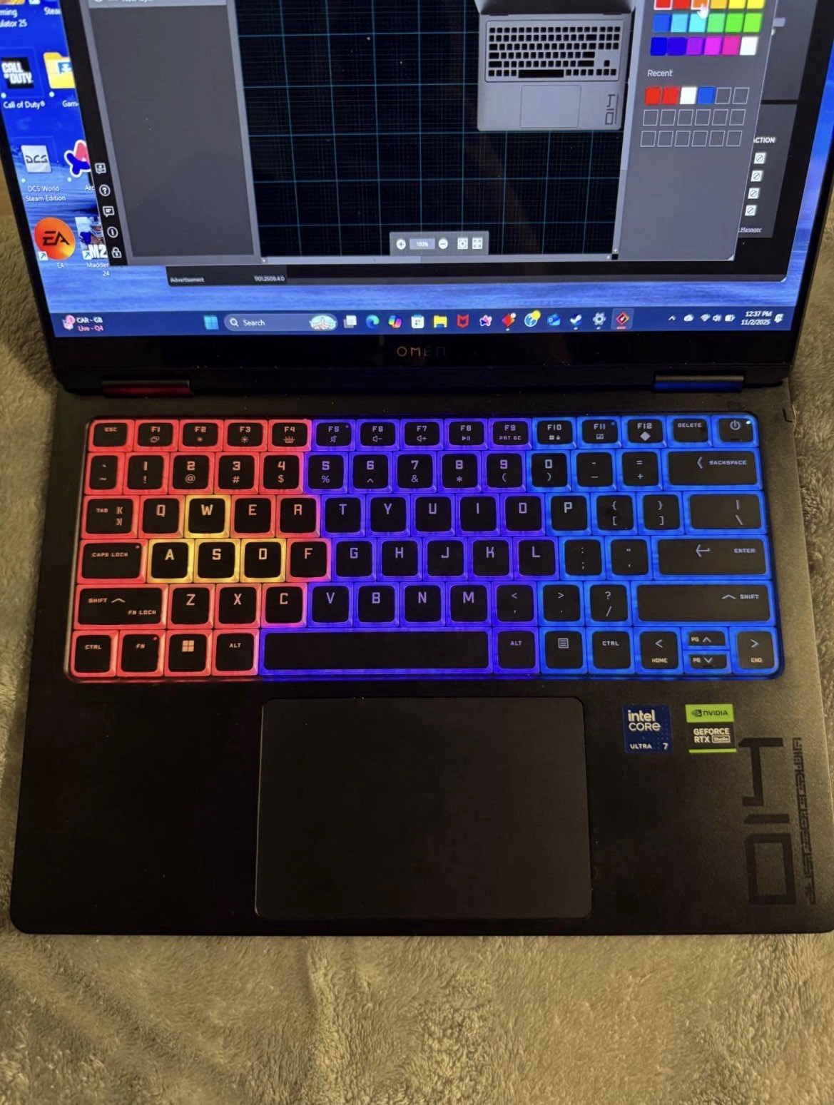 HP OMEN Transcend 14″ 3K OLED Core Ultra 7 155H 16GB DDR5 2TB SSD RTX 4060