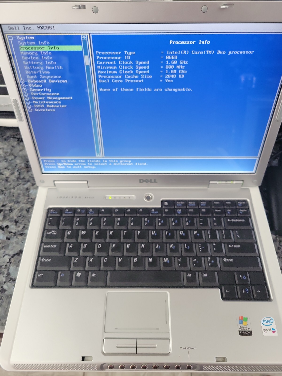 Lot of 3 Dell Laptops – 1.6 GHz 512MB RAM 40GB HDD Windows XP for parts/repair