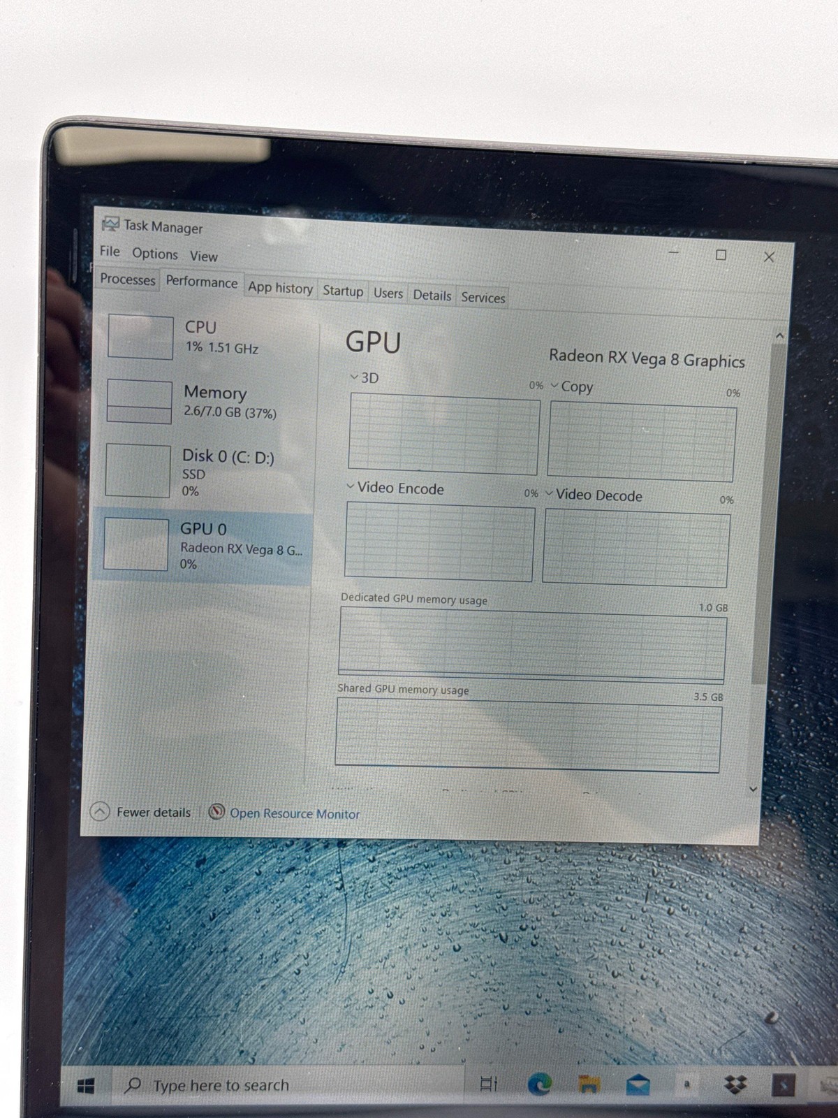 HP Envy x360 15-inch AMD Ryzen 5 8GB RAM 256GB SSD Laptop Used