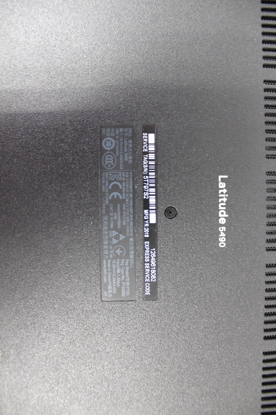 Dell Latitude 5490 Laptop i7‑8650U 8GB 256GB SSD NVIDIA MX130 Win11 Pro