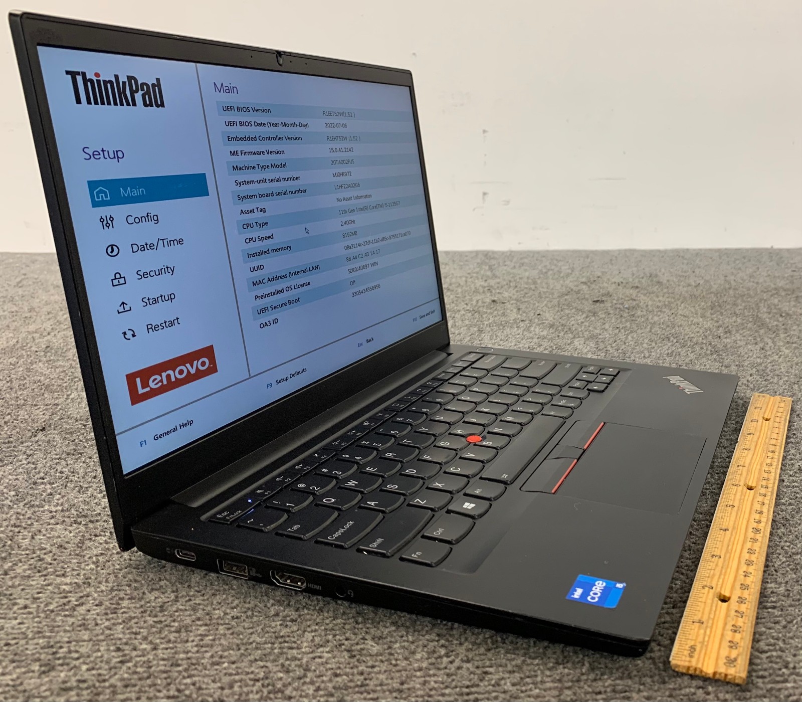 Lenovo ThinkPad E14 Gen 2 14″ Laptop i5-1135G7, No RAM/Storage, Remote Managed