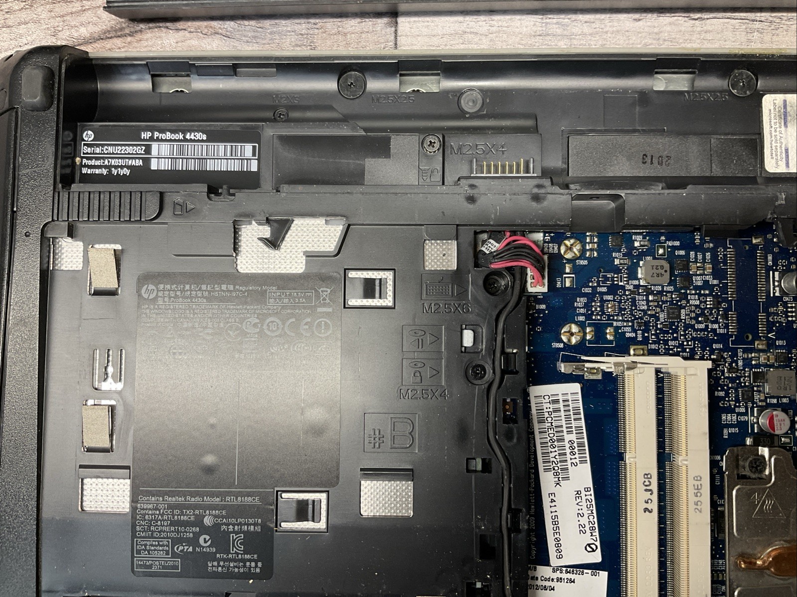 ProBook 4430s / i3 2nd / No RAM Laptop Notebook PC / C10