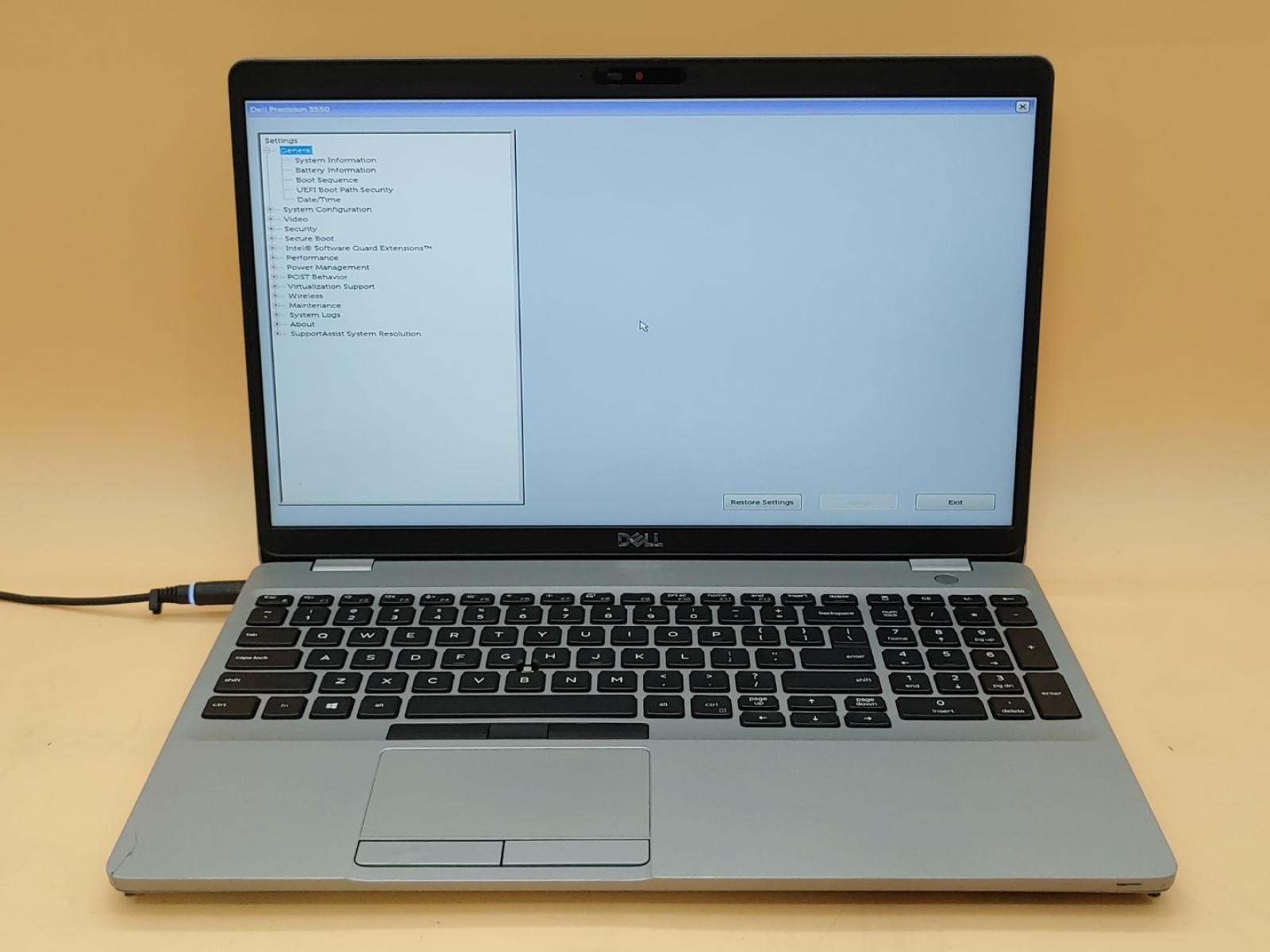 Dell Precision 3550 15.6″ i5-10210U **NO RAM/NO SSD/NO BATT/NO AC* ***READ***