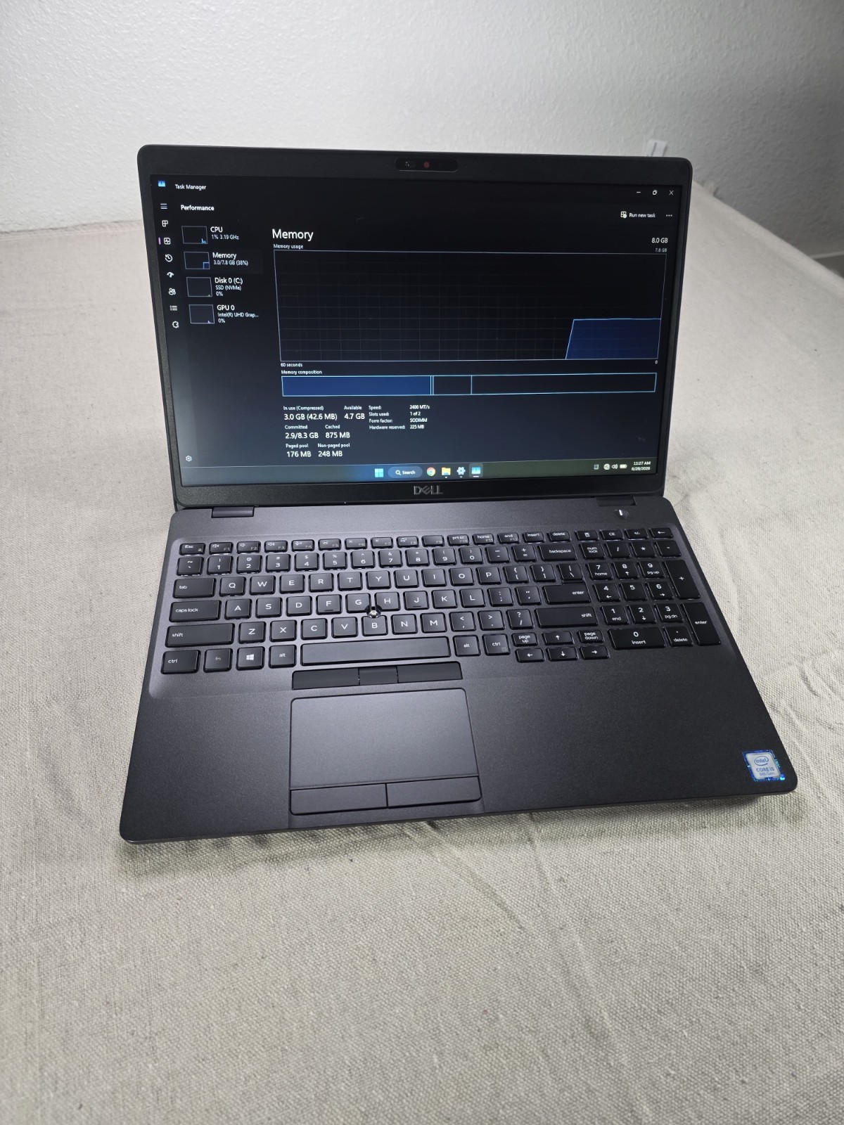 Dell Latitude 5500 Laptop i5-8365U 1.60GHz 8GB RAM 512GB SSD Windows 11 Pro