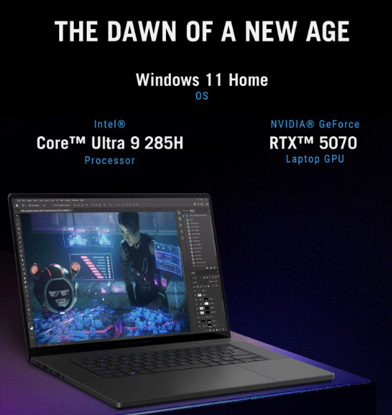 ASUS – ROG Zephyrus G16 16″ 2.5K OLED 240Hz Gaming Laptop – Intel Core Ultra …