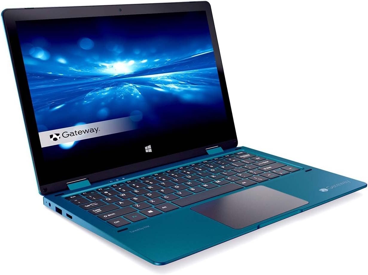 Gateway 11.6″ HD 2-in-1 Convertible Laptop Intel N4020 4GB RAM 64GB SSD Win10 H