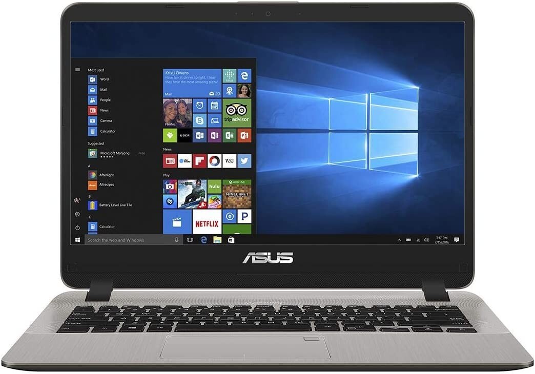 Asus Vivobook Laptop 14″ Display Intel Celeron N4000 8GB 1TB HDD WIN10 GOLD