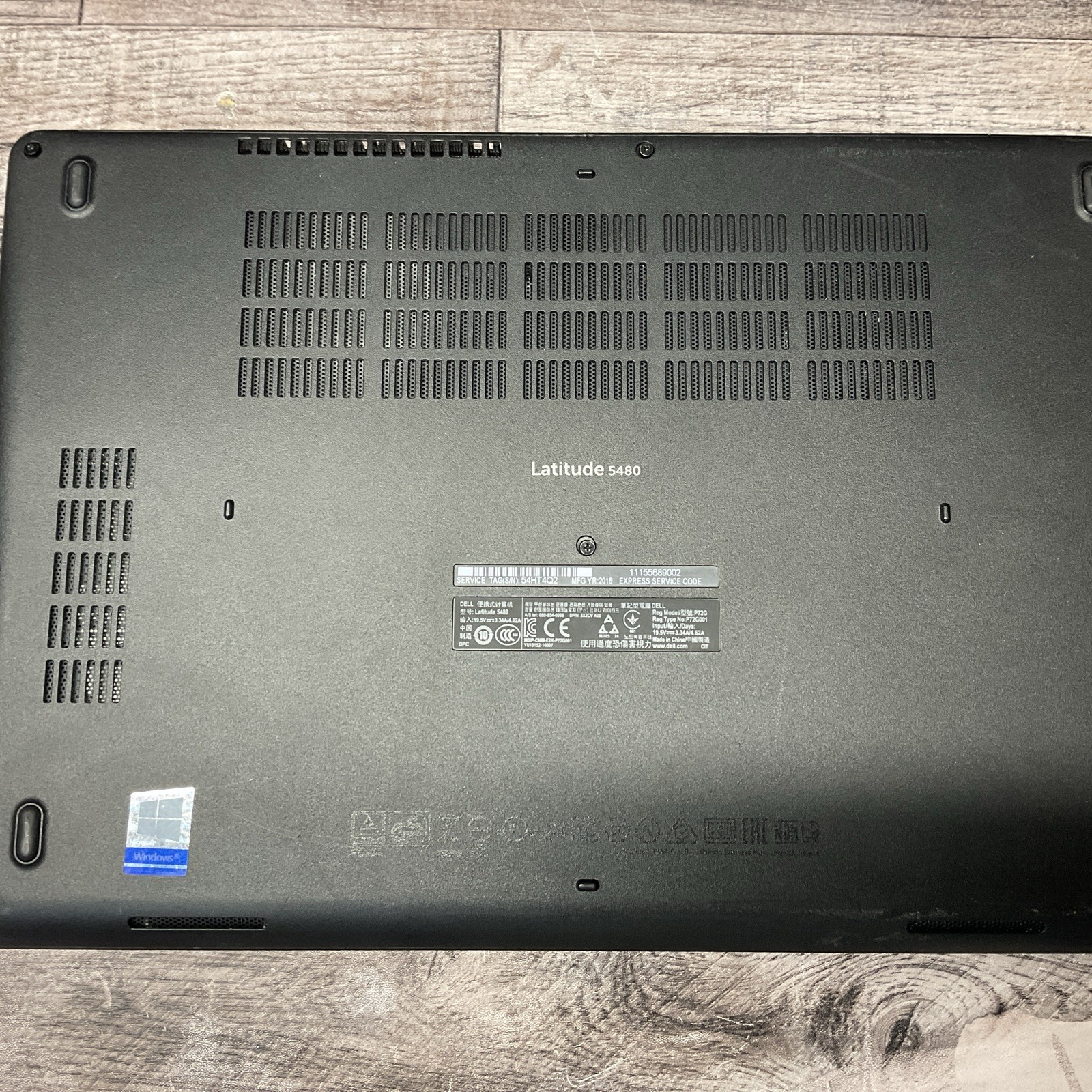 Dell Latitude 5480 / i5 6th Gen / BIOS Unlocked / No RAM / No SSD / M15