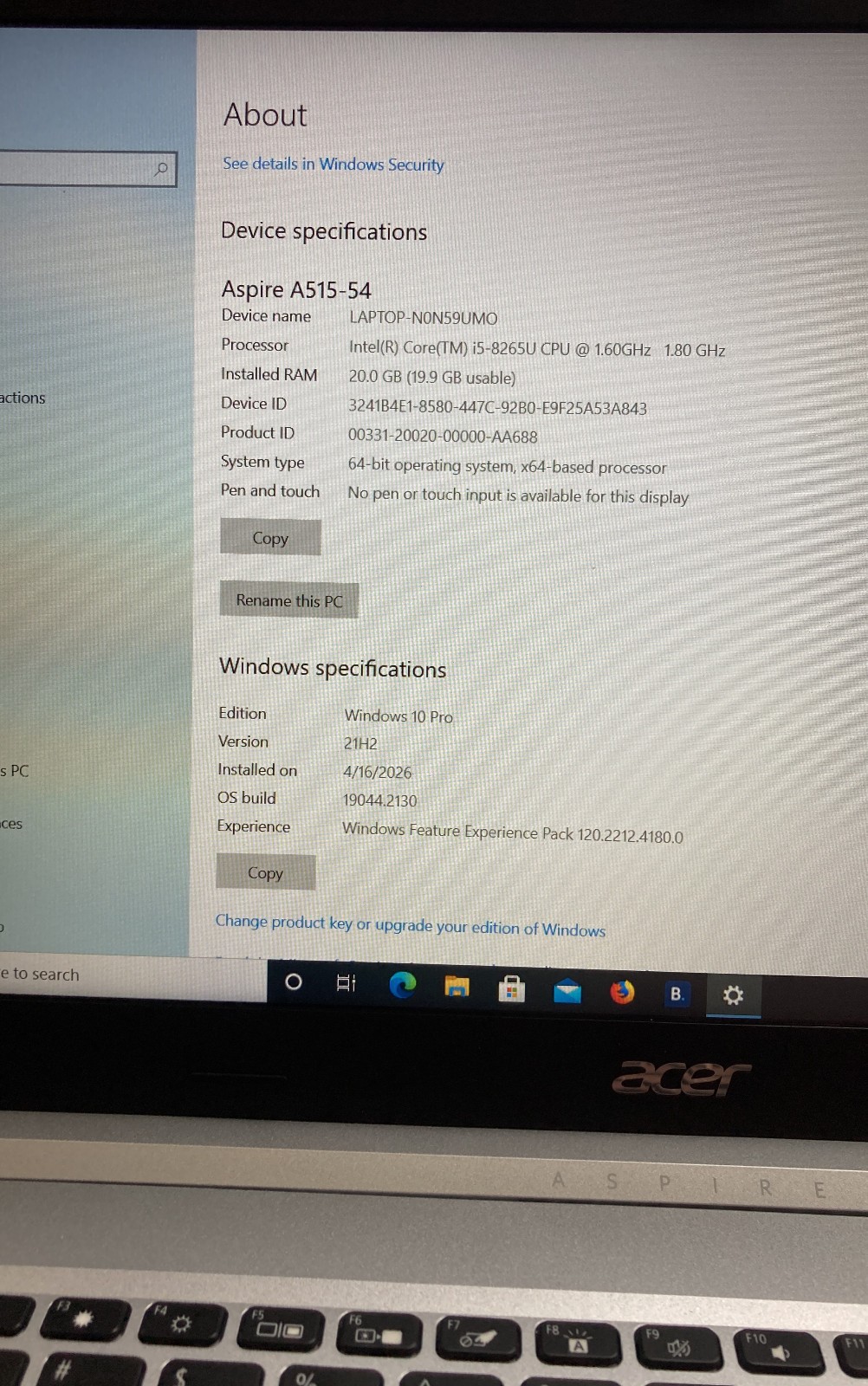 20GB RAM UPGRADED ACER ASPIRE 5 SLIM LAPTOP GREAT CONDITION BUDGET WORKSTATION!