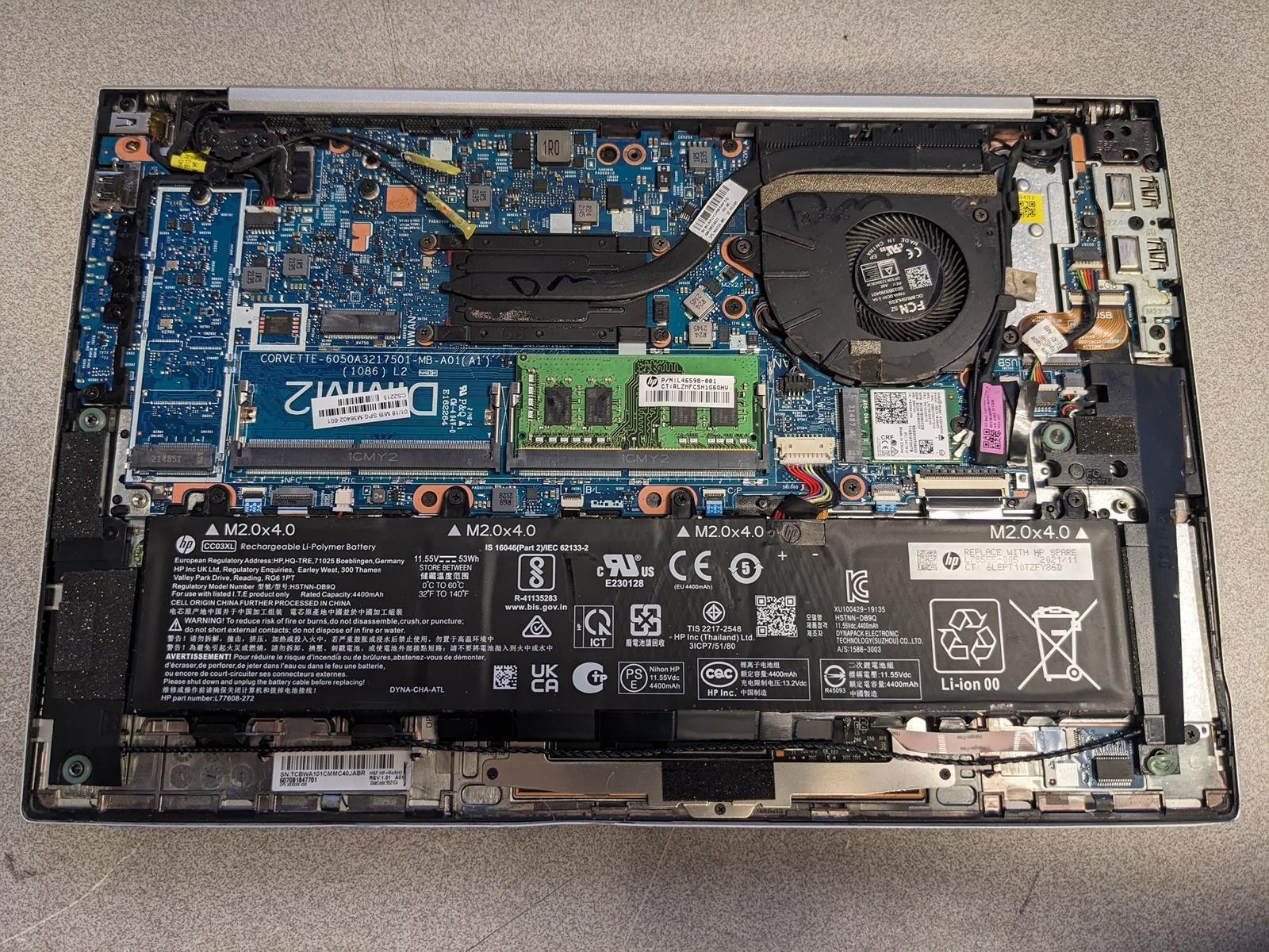 HP ELITEBOOK 840 G8 i7-1165G7 @ 2.80GHz, 8GB RAM, NO HDD/OS – (FOR PARTS)