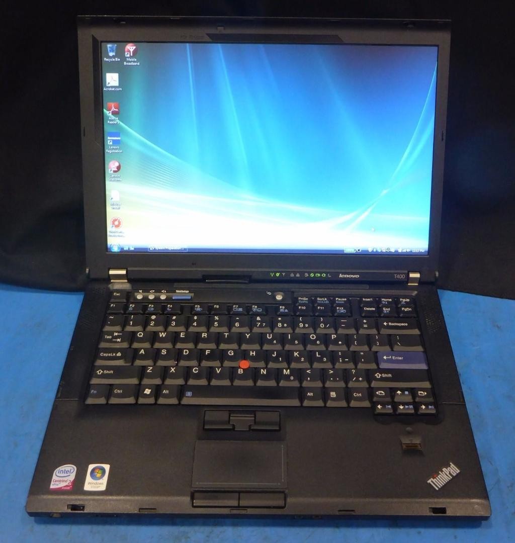 Lenovo Thinkpad T400 Laptop 3GB Fresh Install 32 Bit Vista Office2010 WkGr8GdBt2
