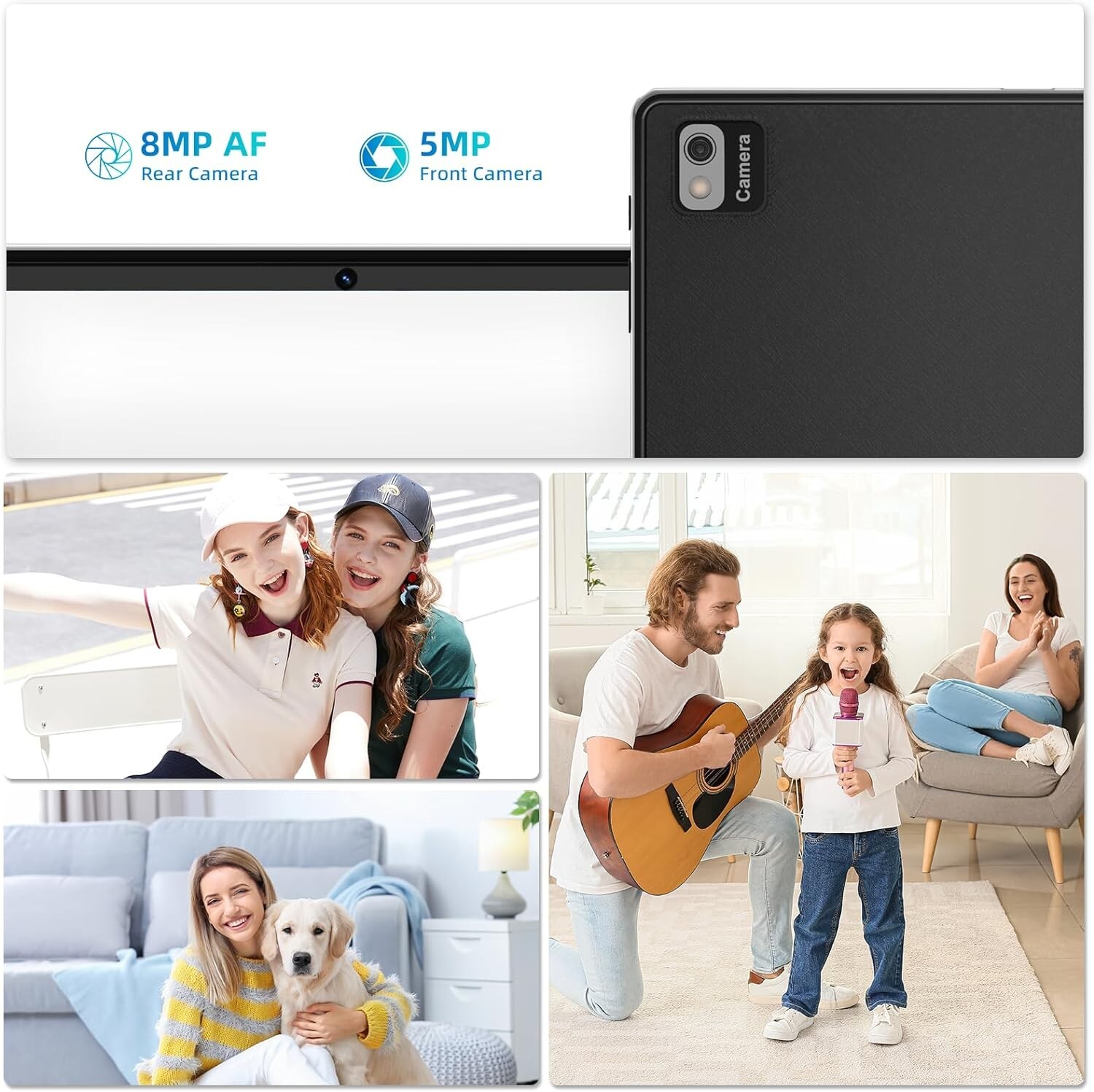 SGIN Tablet 10.1 inch, Android 12 Tablets with Octa Core, 8GB RAM+128G *SEE PICS
