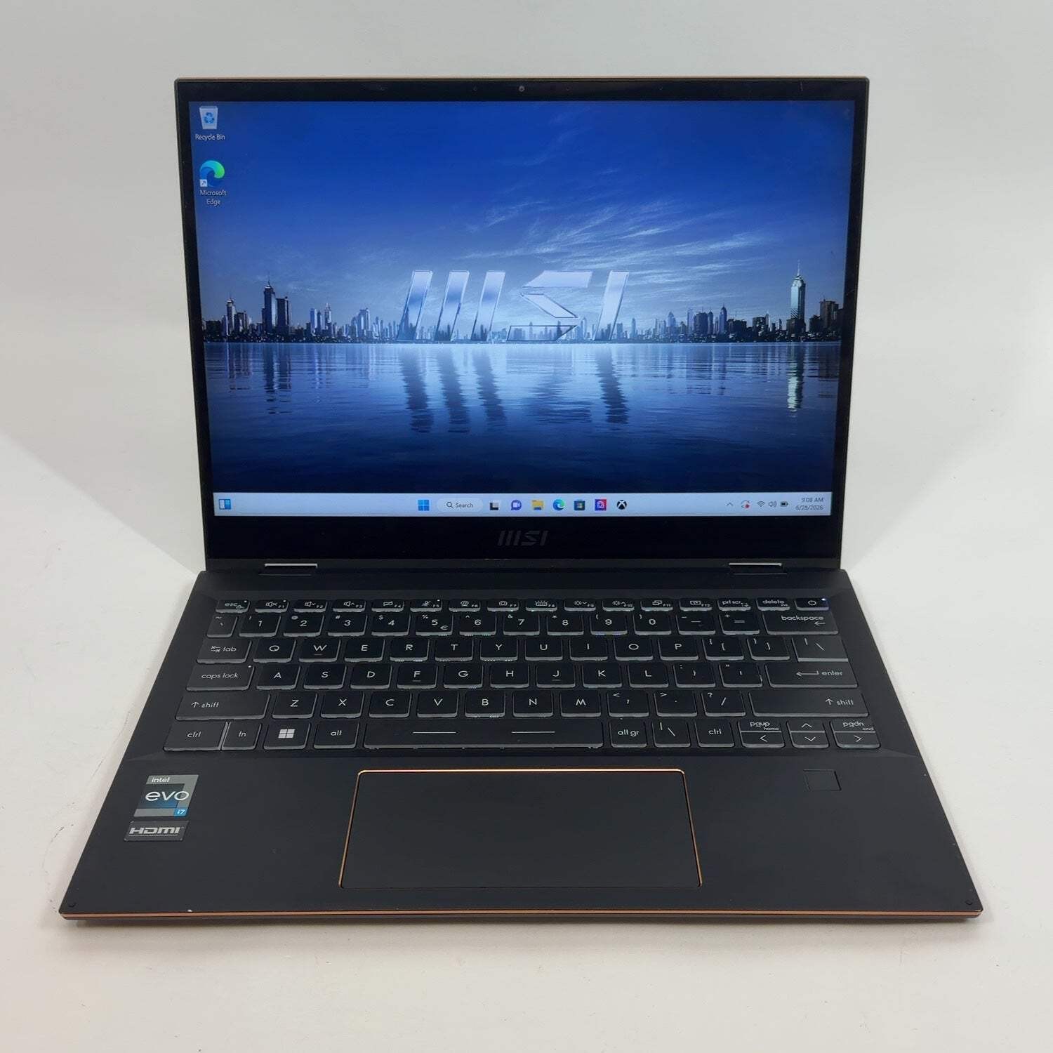 Broken MSI Summit E13 Flip Evo A13MT 13.4″ i7-1360P 16GB RAM 1TB SSD Cracked