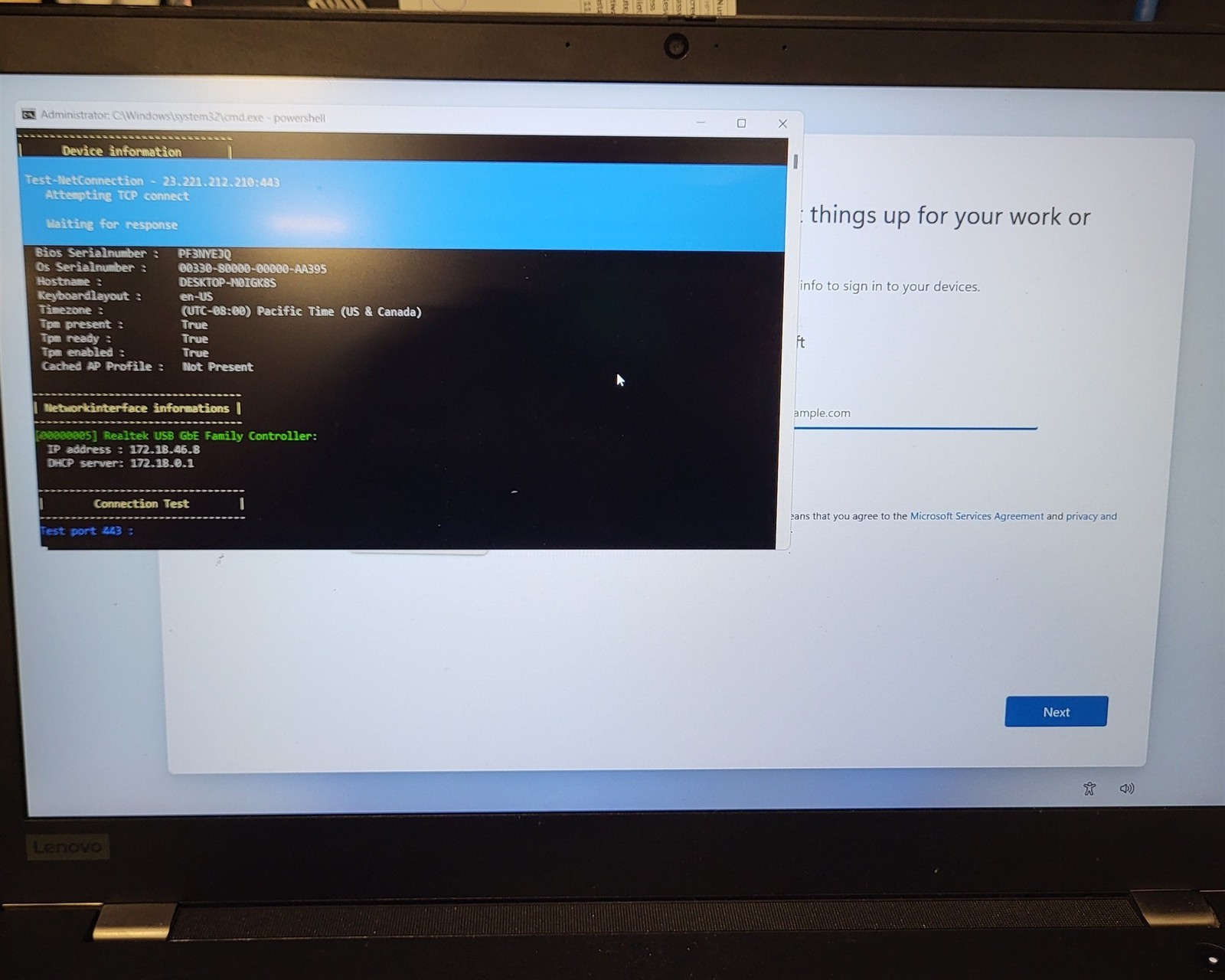 Lenovo ThinkPad T15 Gen 2 Laptop Intel i5-1135G7 2.4GHz 8GB 256GB SSD No PSU