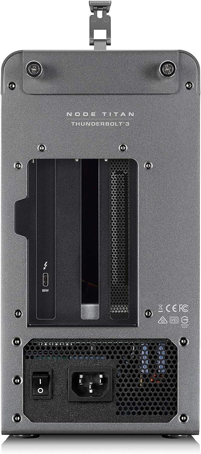 AKiTiO Node Titan Thunderbolt 3 PCI Express External Expansion Box GPU w/Manual