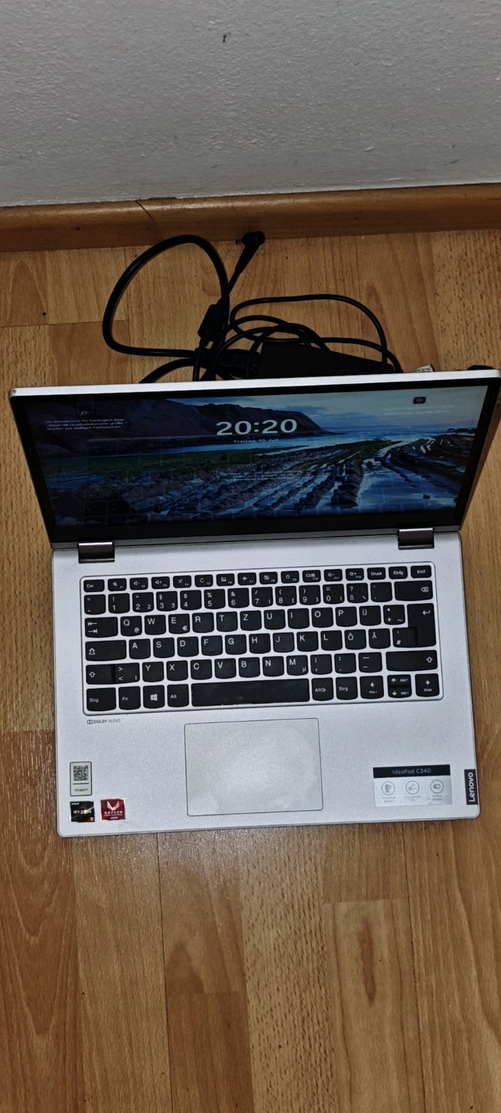 Lenovo Ideapad C340-14API 14″ Laptop Ryzen 5 8GB Ram Vega8 W11 New Battery
