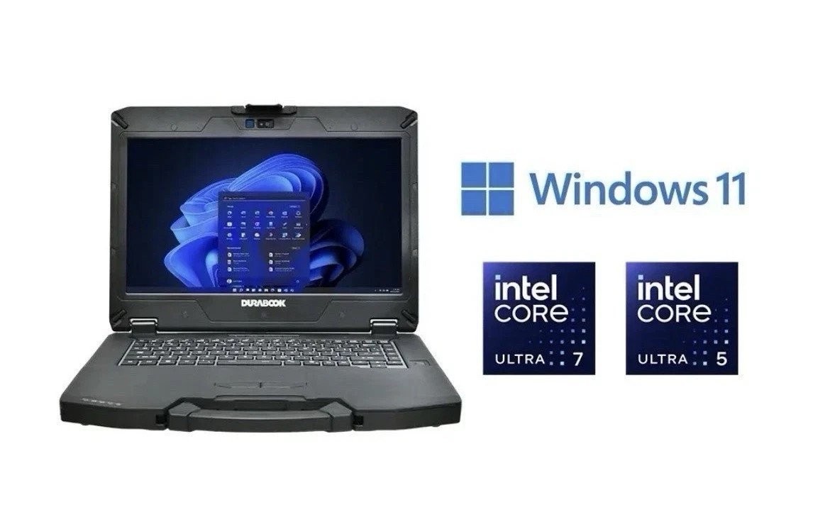 Durabook S14 Rugged 14″ Intel Ultra 5 125U, 32GB, 256GB, RTX A500, Win 11 Pro