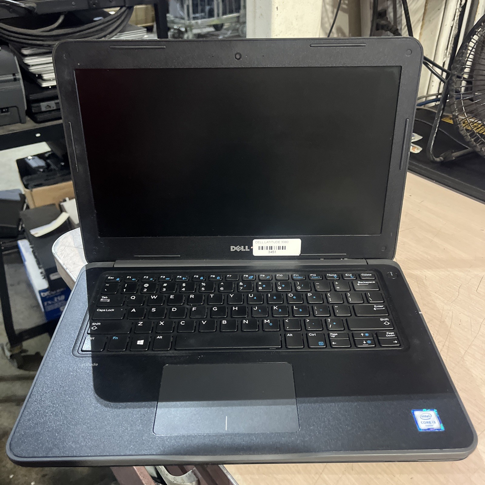 DELL LATITUDE 3380 INTEL CORE I3-6006U 2.00GHZ 8GB RAM NO HD “