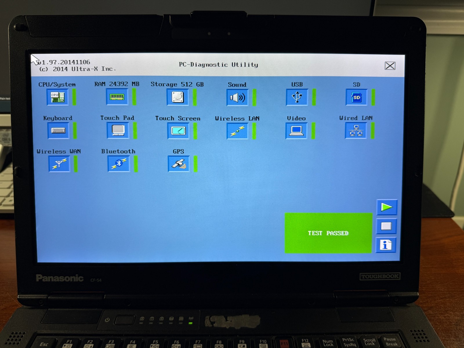 Panasonic Toughbook CF-54 MK3 14″ Touch i7 7th Gen 24GB 512GB W11P LTE Win11Pro