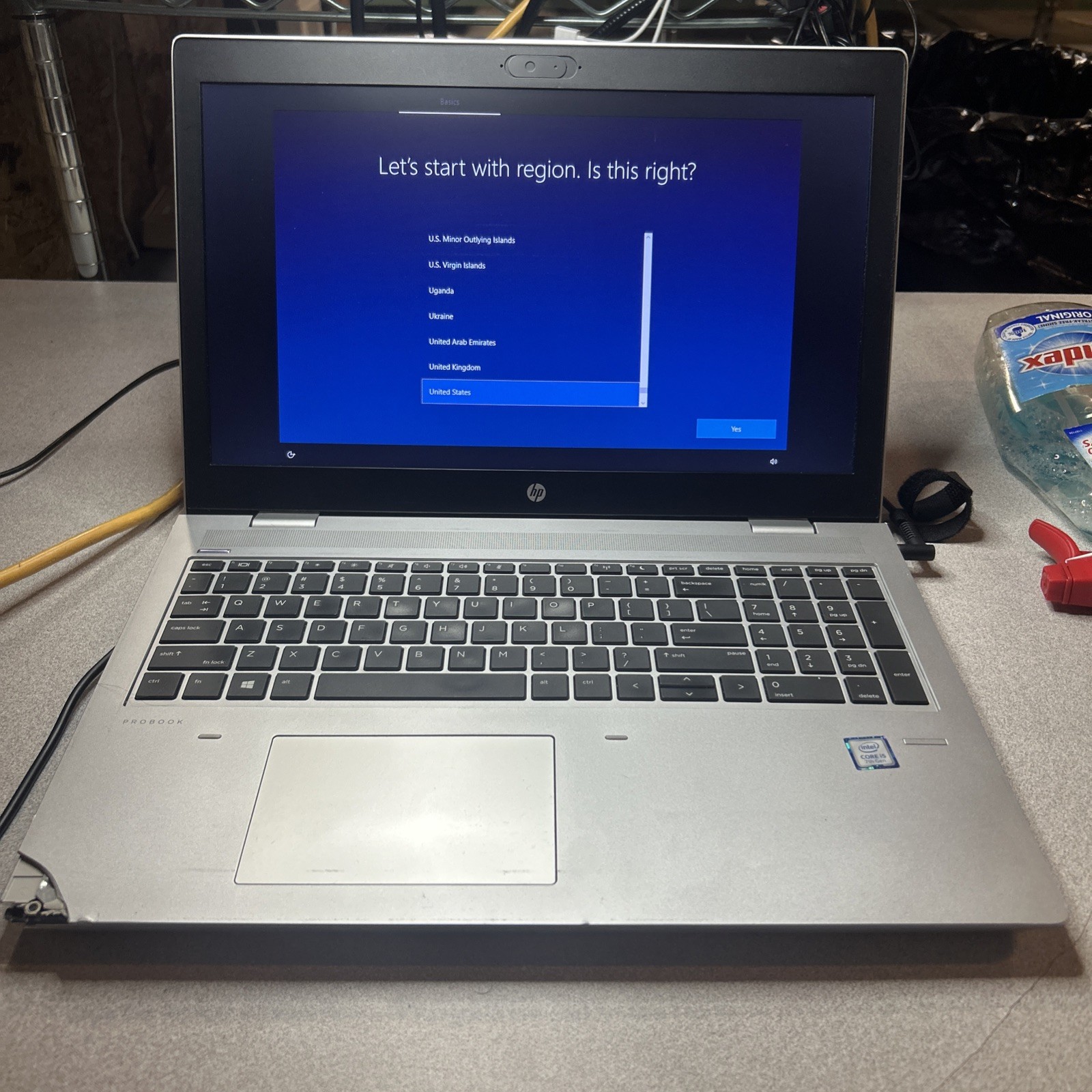 HP ProBook 650 G4 |256GB 8GB Core i5-7200U CPU @ 2.50GHz W11pro|