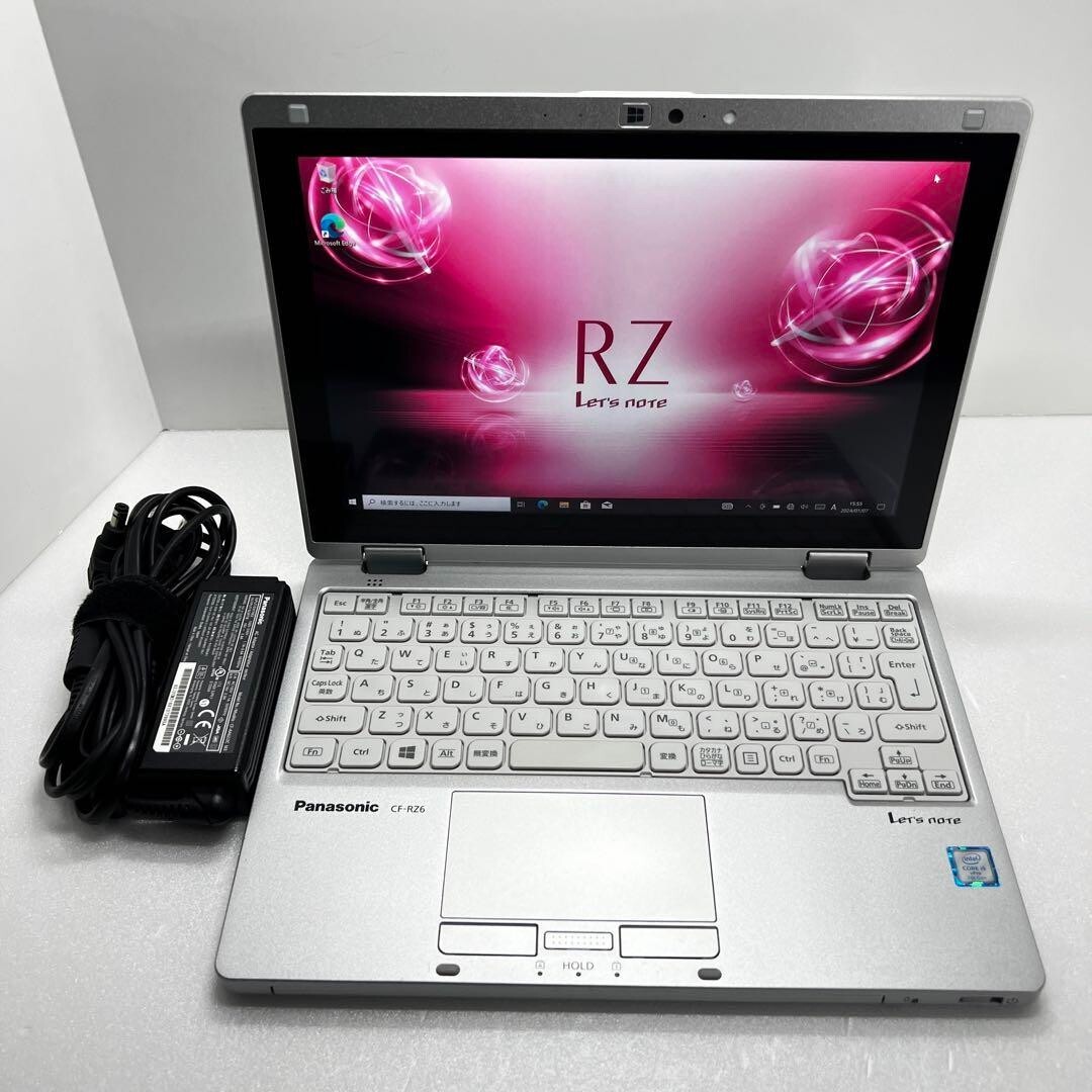 Panasonic CF-RZ6RFDVS TOUGHBOOK LET’S NOTE i5-7Y57 SSD256GB 4GB 2in1yoga with AC