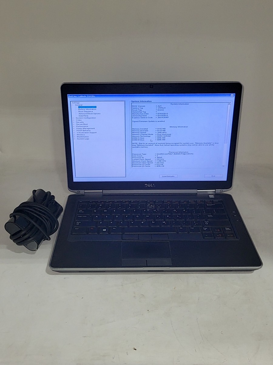 DELL LATITUDE E6430S Laptop Intel I7-3540M 8GB 256GB